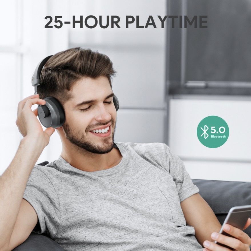 Aukey EP B52 Plus - Bản 2021 Over Ear Bluetooth 5.0 Chính Hãng