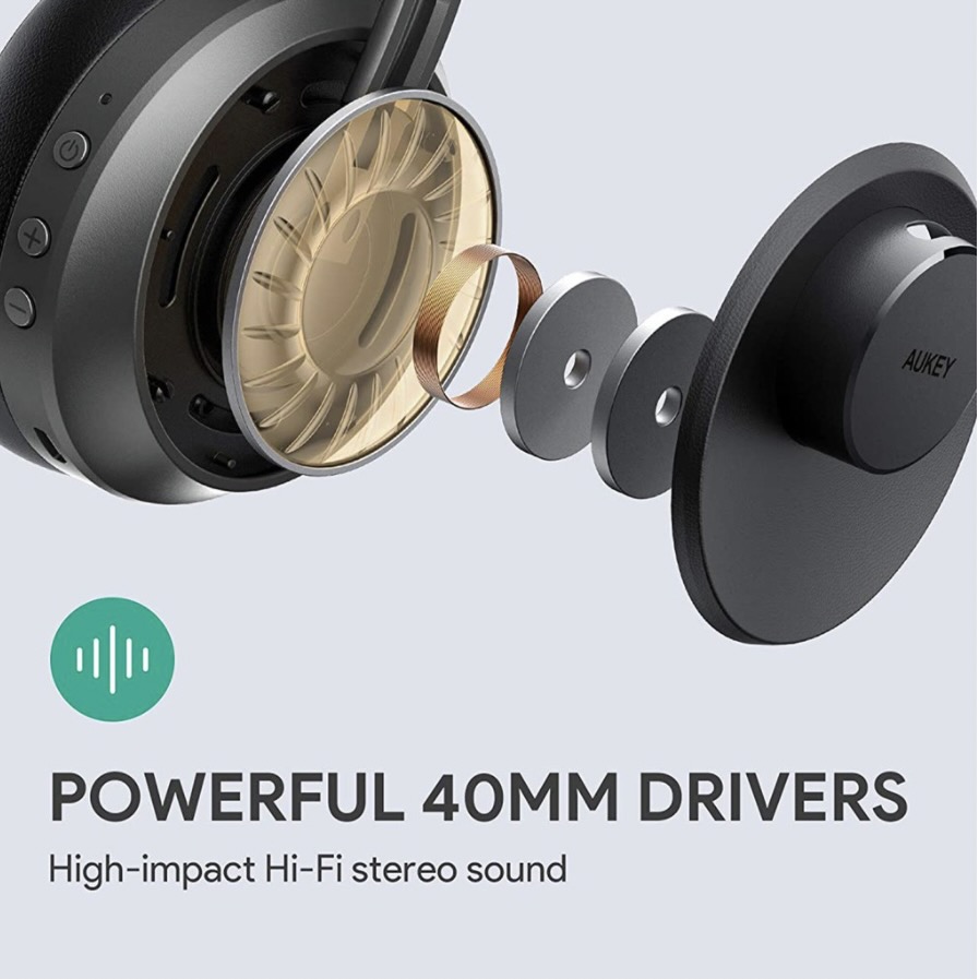 Aukey EP B52 Plus - Bản 2021 Over Ear Bluetooth 5.0 Chính Hãng