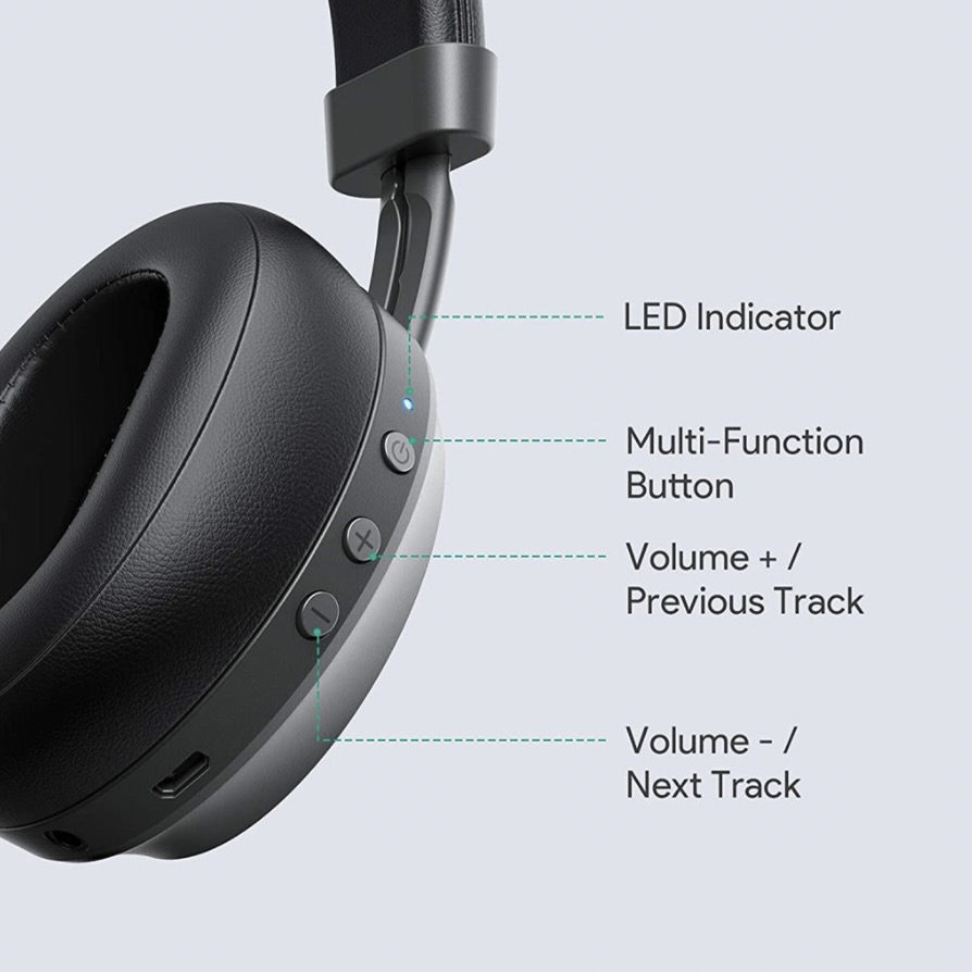 Aukey EP B52 Plus - Bản 2021 Over Ear Bluetooth 5.0 Chính Hãng
