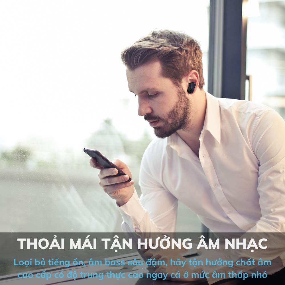 Tai nghe TWS COUMI HYBRID ANC 860 Fullbox Mới Chính Hãng