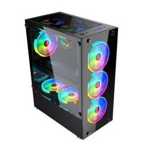 Vỏ case Gaming Base kèm 4 fan LED