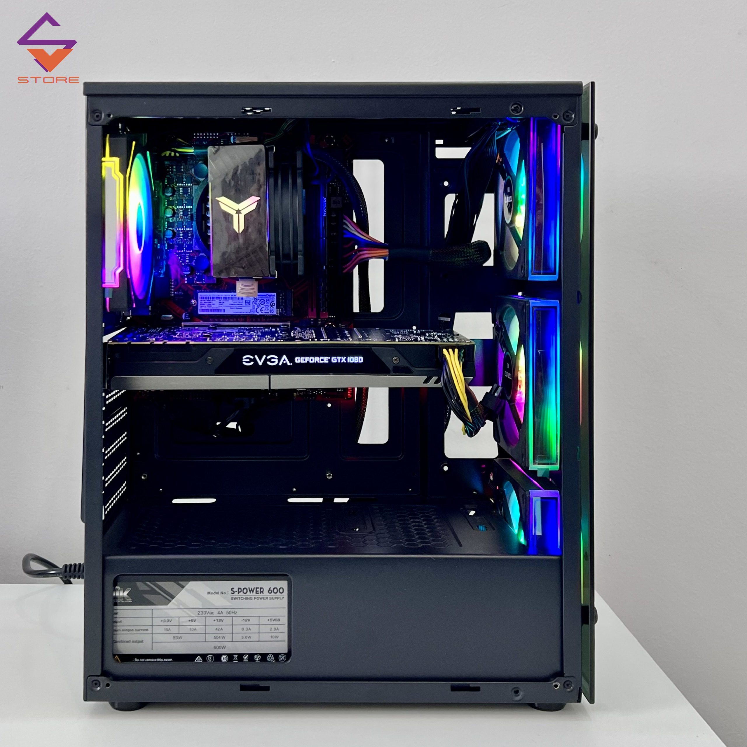 Case PC Gaming Z | i3 12100F, GTX 1070 8GB - ປັບແຕ່ງປະສິດທິພາບເພື່ອຫຼິ້ນໄດ້ທຸກເກມ