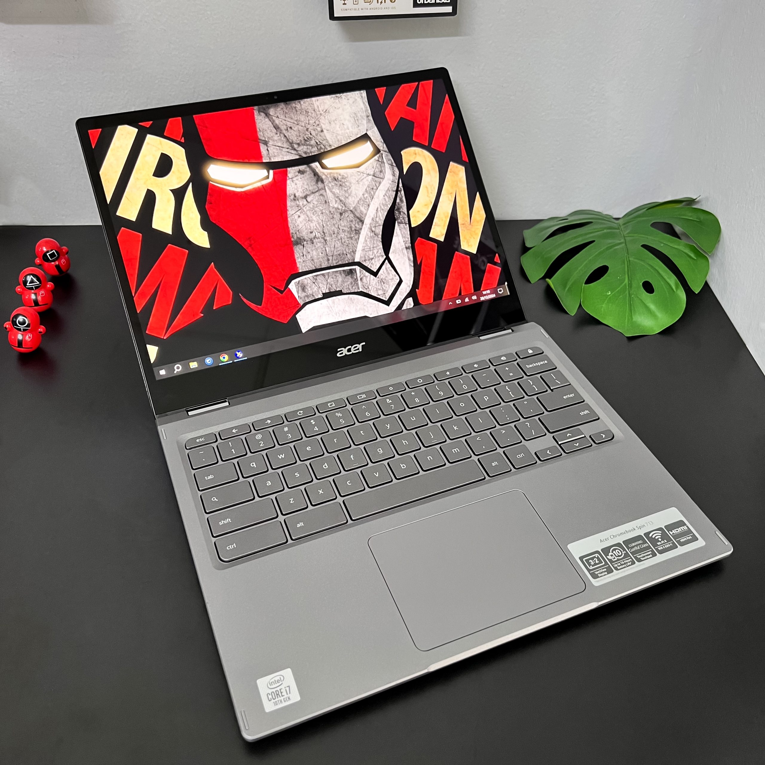 Acer Spin CP713 X360 Gen 10 - Core i7 10510U, ໜ້າຈໍ 2.2K ສຳພັດ