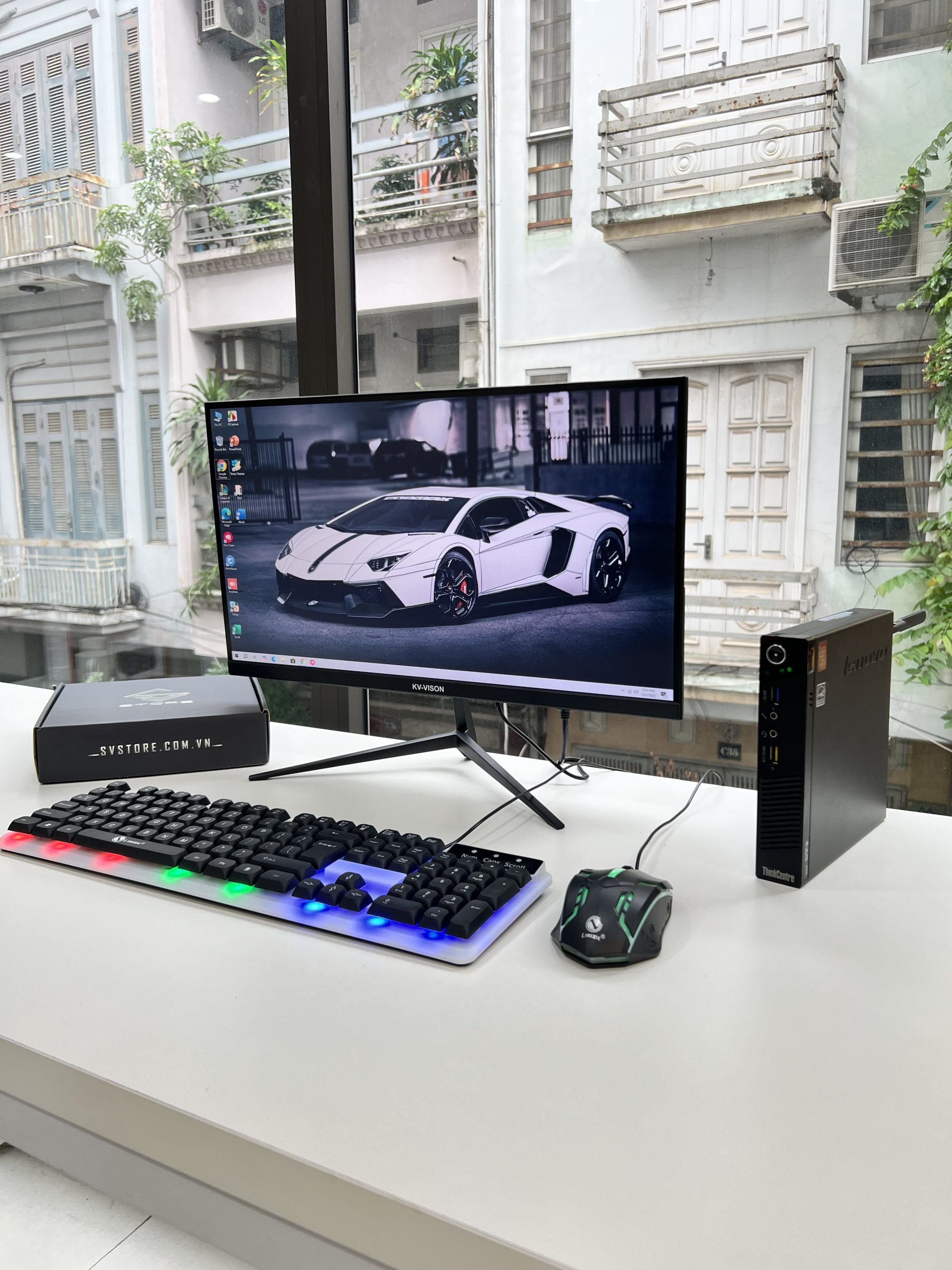 Mini PC Lenovo ThinkCentre M93 - Core i7, RAM 16GB - ຂະໜາດນ້ອຍພິເສດ, ປະສິດທິພາບສູງ